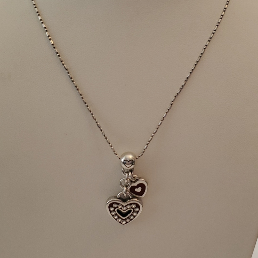 Brighton double heart necklace